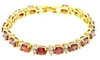 101362  Gold Layered Tennis Bracelet