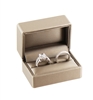 JY5R-P30 Premium Luna Bronze Faux Leather Ring Box