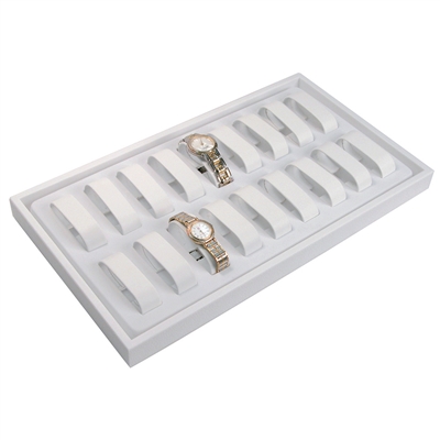 217-P(WH)  Watch Tray 18-Collars