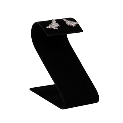 229-3(BK) Curved Black Jewelry Earring  Stand