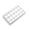 3624L (WH) WHITE 18 EARRING TRAY
