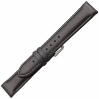 391-14 (BK) Black Padded Watch Band 14mm
