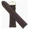 392-19  (BR) Brown Padded Watch Band 19mm
