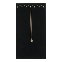 68-HA(BK) Necklace and Chain Display Pad with Easel