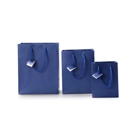 7126/NV Matte Navy Blue Jewelry Gift Bag