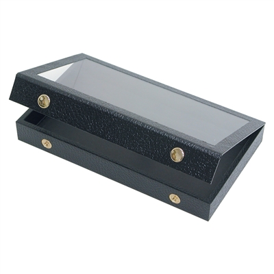 83-3D  2" Full-size tray case w/attached snap lid