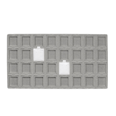 96-32E (BK) Full-Size Tray Liner - Fit 32 Pcs (1 1/2" X 1 3/4") Puff Pad