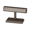 BD-2111R-SG Steel Gray Faux Leather T-Bar Display