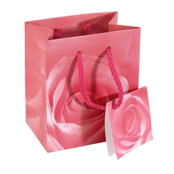 BX3856 Rose Paper Totes Bags