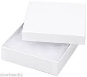 CF-4(BX2733-E) Glossy White Cotton Filled Boxes.