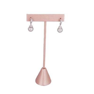 ED-2402-S50 T- Earring Stand Champagne Pink  Display