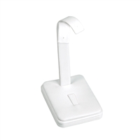 F7-20L(WH) White Leatherette Ring and Earring Display Stand