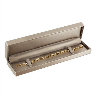 JY5B-P30 Premium Luna Bronze Faux Leather Bracelet / Watch Box