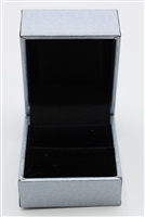 LA01-S  Diana Silver Leatherette Ring Box