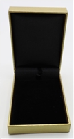 LB12-G Gold Diana Leatherette Pendant Box