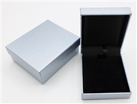 LB12-S Silver Diana Leatherette Pendant Box