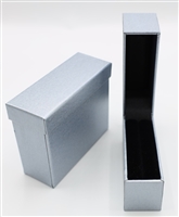 LC23-S Silver Diana Leatherette Bangle Box