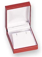 LE 7 RED Leatherette Earring/Pendant Box