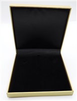 LE42-G  Gold Diana Leatherette Necklace Box