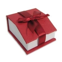 MRP11(RED) PAPER EARRING BOX