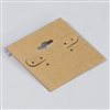 PC-5720P-K Kraft Paper Covered Plastic Earring Hanging Cards