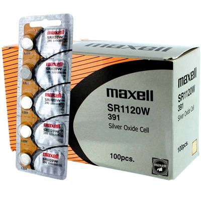 Maxell SR1120W / 391 Coin Cell Battery