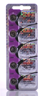 Maxell 357 SR44W Coin Cell Battery