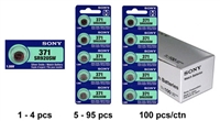 371 Sony Silver Oxide Watch Battery