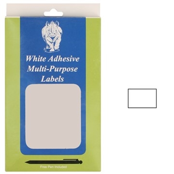 TA788(WH) Adhesive Tear-Proof Tag White Color