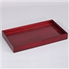 TY-1129 (RW) Stackable Red Mahogany Wood Jewelry Display Show Tray
