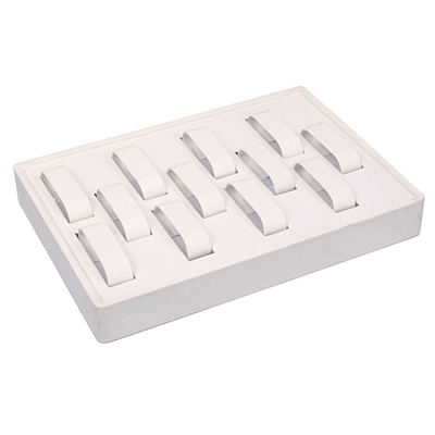 WT1212L White Watch (12) Display Tray,