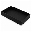 Black Stackable Plastic Jewelry Display Tray 14 3/4 x 8 1/4 x 1 1/2 Inch