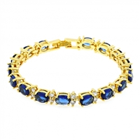 101360 Gold Layered Tennis Bracelet