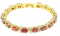 101362  Gold Layered Tennis Bracelet