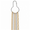 102-1 Silver Metal Jewelry Chain Display Hook 50 Pack