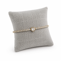 Soft linen pillow for watch and bracelet display