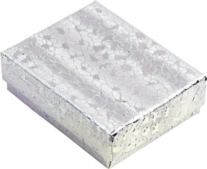11-S (BX2810S) Silver Cotton Filled Boxes