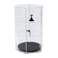 1107 Acrylic Revolving Showcase Display Case