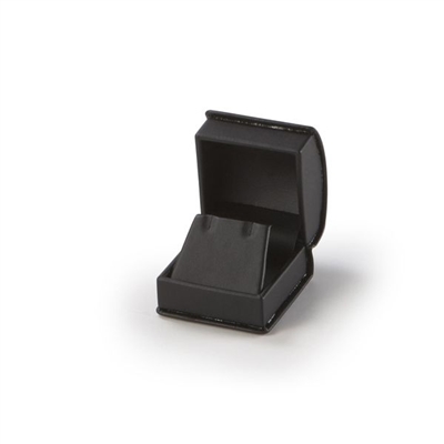 1602E/BK  BLACK  SATIN RIBBON EARRING BOX