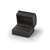 1603D/BK  BLACK SATIN RIBBON RING BOX