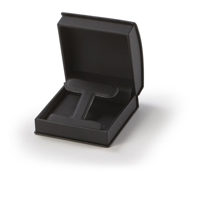 1605ET/BK Black Roll Top Large Earring Tree Box