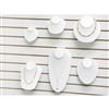171-1LS (WH) Slatwall Medium Bust