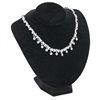 189-4-BK Black Velvet Necklace Neck Form Display