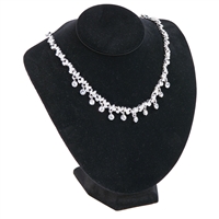 189-4(BK) Black Velvet Versatile Neck form Display