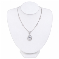 189-4L/W  White Versatile Neck form Display