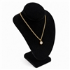 189-7/BK Black Velvet Necklace Display Bust 10 Inch