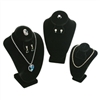 189-7B/BK Combination Neck form Stand-Necklace, Earring, Ring