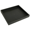 2-1P(BK) Half Size 1"H Plastic Stackable Utility Tray