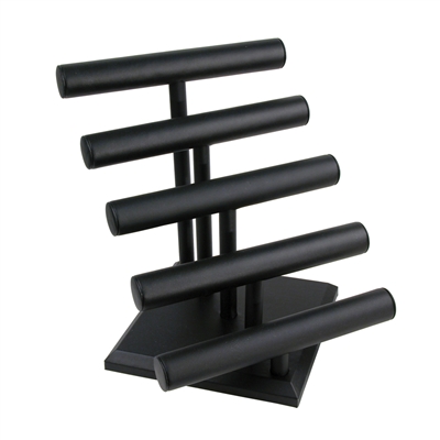 216-5AL/BK  Five-Tier T-Bar Display