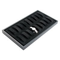 217-P(BK)  Watch Tray 18-Collars